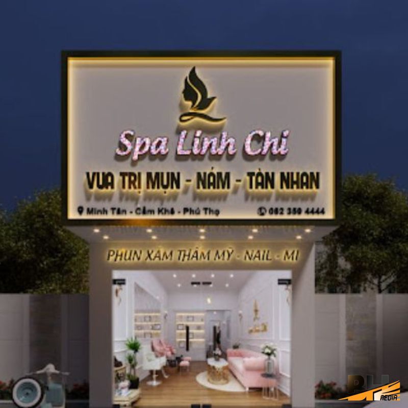 Bảng hiệu nail thu hút