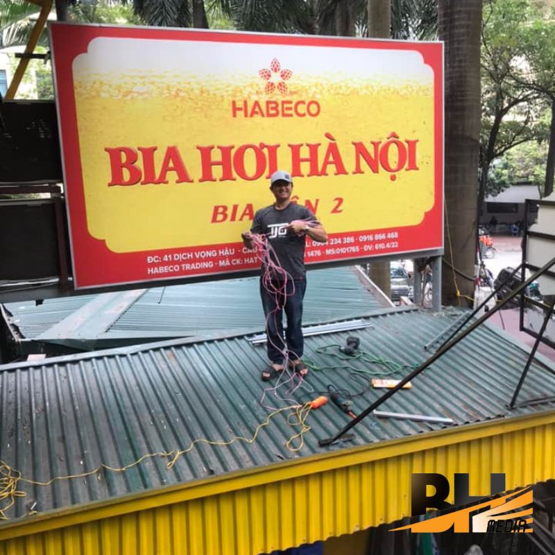 Bảng hiệu quán nhậu