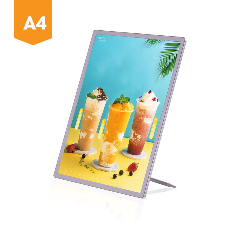 Hộp đèn LED A4 siêu mỏng, Menu điện