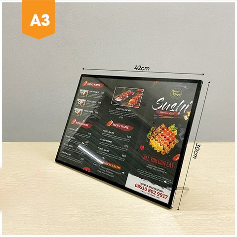 Hộp đèn LED A3 siêu mỏng để bàn