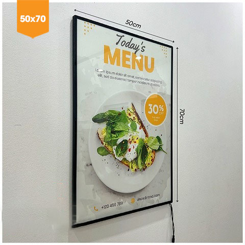 Hộp đèn LED siêu mỏng 50x70cm