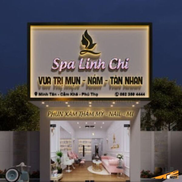 Bảng hiệu nail BH24 thu hút