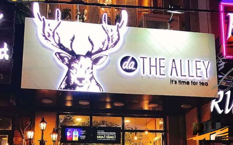 Bảng hiệu trà sữa BH23