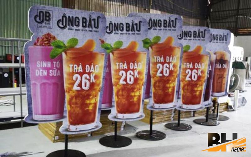 Bảng hiệu trà sữa BH23