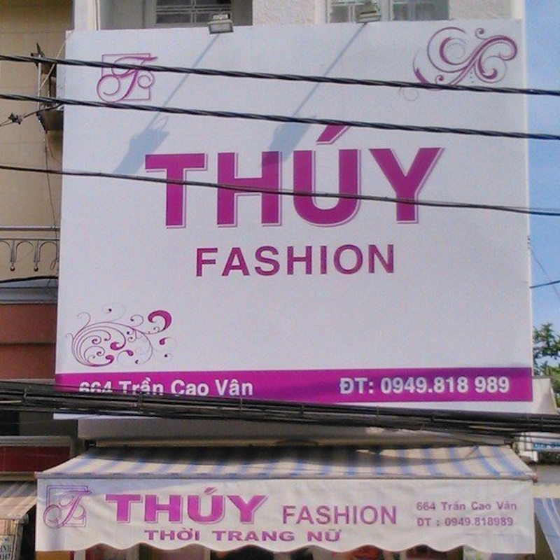 Biển bạt shop quần áo BH69