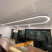 Hoàn thành công trình đèn LED thanh nhôm uốn cong định hình cho đối tác Hàn Quốc