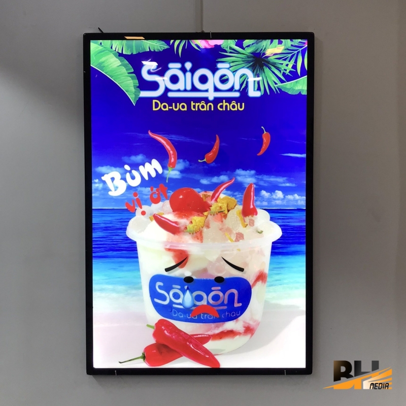 Hộp đèn A1 siêu mỏng có đèn LED