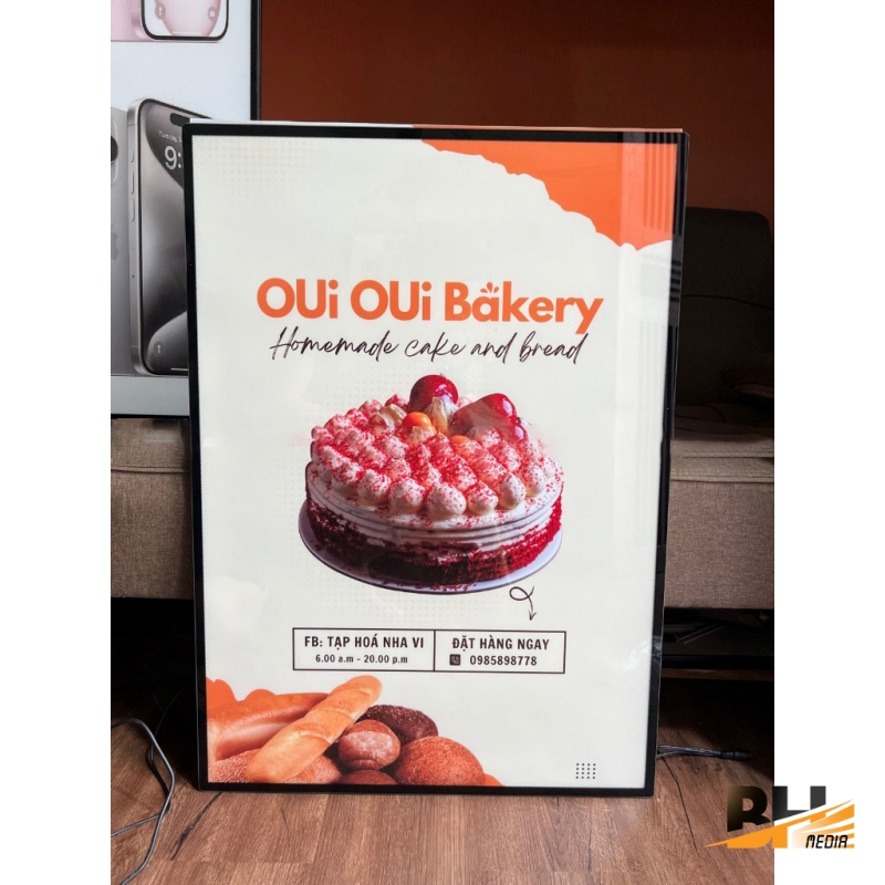 Hộp đèn Led siêu mỏng 50x70cm6